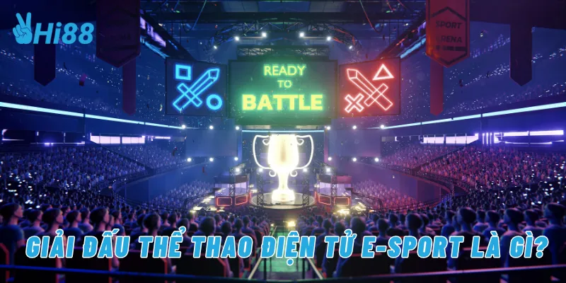 Giải đấu thể thao điện tử E-sport là gì?