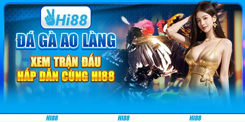 Đá Gà Ao Làng, Xem Trận Đấu Hấp Dẫn Cùng Hi88