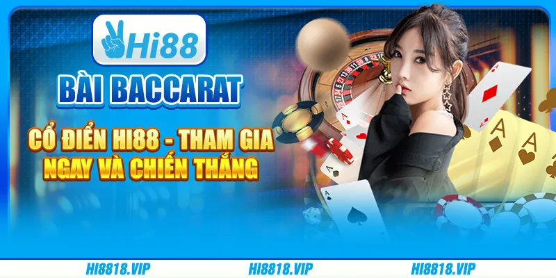 Bài baccarat cổ điển Hi88 - Tham gia ngay và chiến thắng
