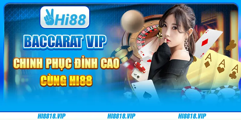 Baccarat VIP: Chinh Phục Đỉnh Cao Cùng Hi88