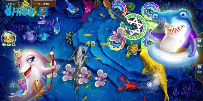 Vương quốc cá mập trò chơi đầy thú vị