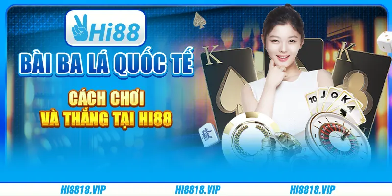 Bài Ba Lá Quốc Tế: Cách Chơi Và Thắng Tại Hi88