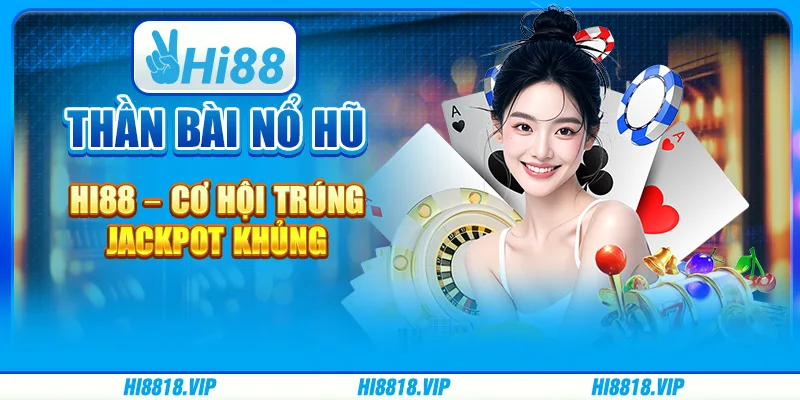 Thần Bài Nổ Hũ Hi88 – Cơ Hội Trúng Jackpot Khủng