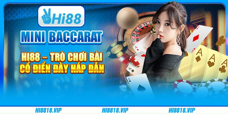 Mini Baccarat Hi88 – Trò Chơi Bài Cổ Điển Đầy Hấp Dẫn
